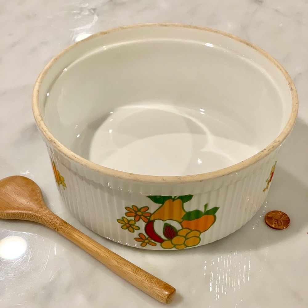 Vintage French BIA Cordon Bleu Round Dishware